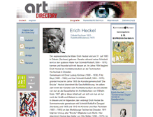 Tablet Screenshot of erich-heckel.de